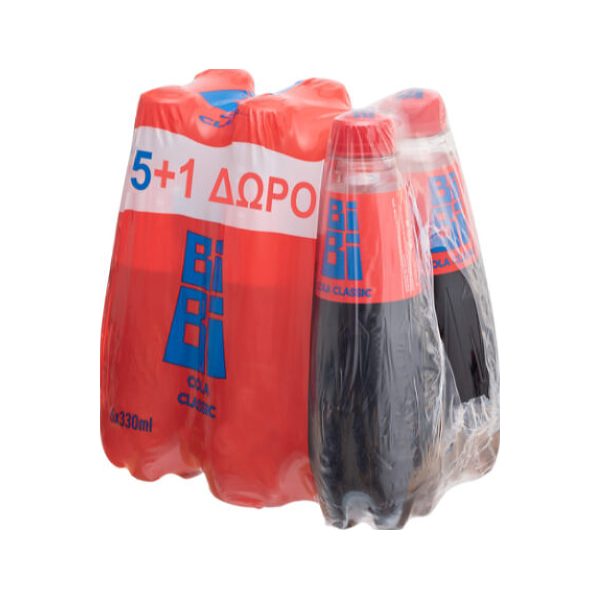 Αναψυκτικά Κλιάφα BIBI cola 330ml. (5+1)