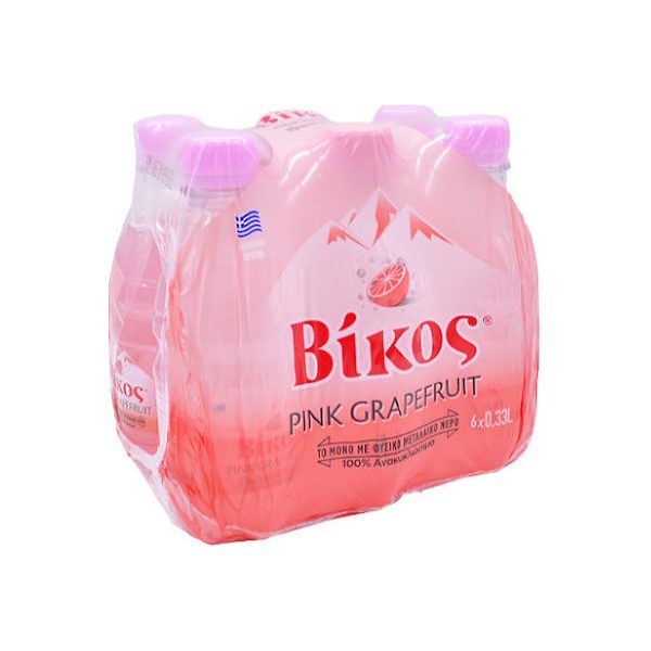 Αναψυκτικά Βίκος Pink Grapefruit με Ανθρακικό 330ml (5+1)