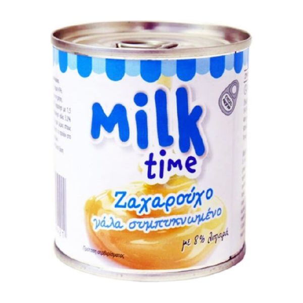 Milk time ζαχαρούχο γάλα 8% 397gr