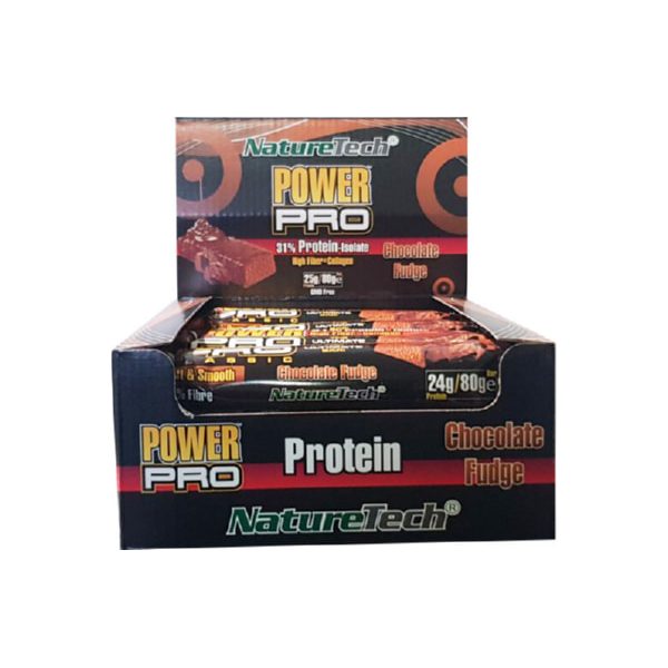 Power Pro Protein μπάρα πρωτεΐνης 31% choco fudge 80gr 12τμχ.