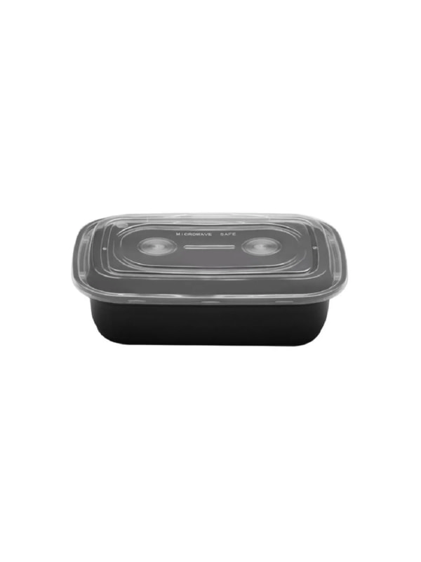 MW American Style food containers with transparent lid 1250ml.
