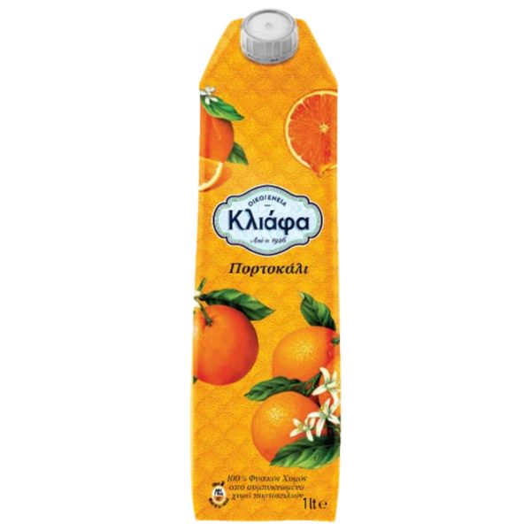 CLIAFA natural orange juice 1lit.