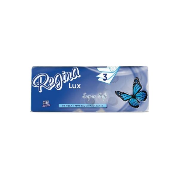 Χαρτί υγείας Regina Lux Super Soft 10 ρολά 3 φύλλων 120gr